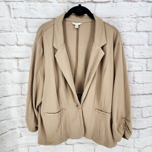 Est 1946 Cardigan Blazer Jacket Work Professional Office Neutral Size 18 20W
